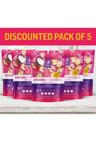 5 x Organic Pink Power